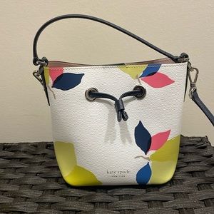 Floral Kate Spade Bucket Crossbody